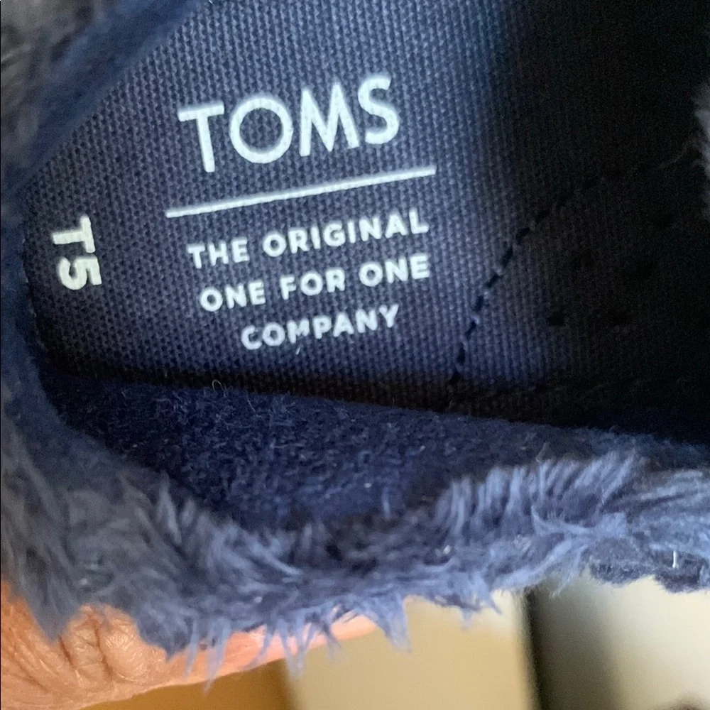 Toms Blue and Green Monster Slippers